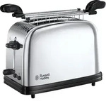 Russell Hobbs 23310-57 2-Scheiben-Toaster Schwarz-Silber mit Auftaufunktion -