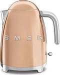 SMEG KLF03RGEU, SMEG Wasserkocher Edelstahl 1,7 L Fassung, 2400 W, Wasser Kocher,