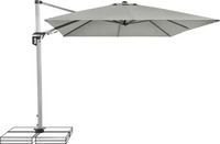 doppler 469251-827, Doppler Active II Ampelschirm Sonnenschirm 350x260cm hellgrau 827