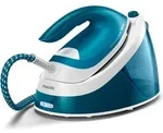 Philips PerfectCare Dampfb&uuml;gelstation, Keramikb&uuml;gelsohle, 120 g/min, 6.0 bar, 2400
