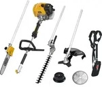 TEXAS Benzin Motorsense BCU52M 5in1 Profi Set Rasentrimmer Freischneider Hochentaster