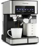 Klarstein Espresso Siebtr&auml;germaschine mit Milchaufsch&auml;umer, 1,8L