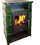 Wamsler W20001087025, Freistehend, Gr&uuml;n, Eisenguss, Stahl, Keramik, Brennholz,