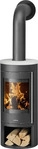JUSTUS 4815 87, Justus Mino 2.0 Kaminofen Stahl Schwarz mit Keramik-Abdeckplatte