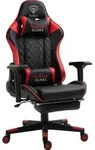 Chair Racing Chefsessel mit Fu&szlig;st&uuml;tze und ergonomsichen 4D-Armlehnen,...