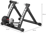 SPORTANA&reg; Rollentrainer Fahrrad &ndash; 6 G&auml;nge, 26-28 Zoll, bis 150 kg belastbar,