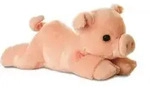 Aurora World Mini Flopsies Percy Pig Rosa 20 cm - Rosa