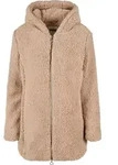 Urban Classics Ladies - SHERPA Long Winterjacke taupe - 5XL - Taupe - 5XL