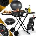 KESSER&reg; elektrischer Elektrogrill 2in1 Tischgrill - Standgrill mit Deckel und