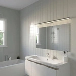 Lindby LED-Bad- und Spiegelleuchte Alenia, 120 cm, chrom - Silber