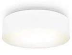 Deckenleuchte &Oslash;38 cm - Stoffschirm, E27 Fassung, 2-flammig, wei&szlig; - Wei&szlig;