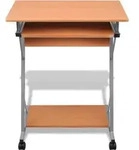 vidaXL Computertisch Computerwagen PC Tisch B&uuml;rotisch Laptop auf Rollen braun -