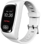James B6 Senioren Smartwatch Notrufuhr mit GPS Notruf & Telefonfunktion - Wei&szlig;