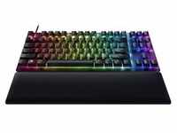 Razer Huntsman V2 Tenkeyless, Optische Gaming-Tastatur, RGB-LED-Licht, US, Schwarz,