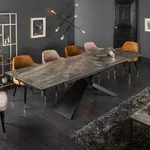 riess-ambiente Ausziehbarer Esstisch EUPHORIA 180-220-260cm taupe anthrazit Keramik