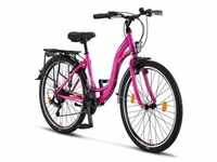 Licorne Bike Stella Premium City Bike 20,24,26 und 28 Zoll Fahrrad für Mädchen