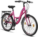 Licorne Bike Stella Premium City Bike 20,24,26 und 28 Zoll Fahrrad f&uuml;r M&auml;dchen