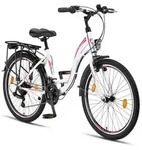 Licorne Bike Stella Premium City Bike 20,24,26 und 28 Zoll Fahrrad f&uuml;r M&auml;dchen