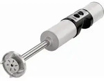 Ritter stilo7 Plus, P&uuml;rierstab, Schwarz, Silber, Edelstahl - Schwarz/Silber