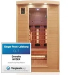 Dewello Infrarotkabine Infrarotsauna HYDER 115cm x 105cm inkl....