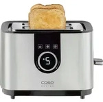 CASO Selection T2 Toaster f&uuml;r 2 Scheiben - Schwarz/Silber