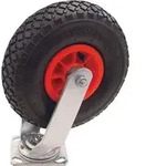 WheelTech 9130999 Lenkrolle mit Reifen Kunststofffelge und Schlauch - max 100 kg