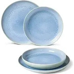 Villeroy & Boch 1951698547, Essteller, Rund, Porzellan, Blau, 4 St&uuml;ck(e) - Blau