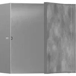 hansgrohe XtraStoris Rock Wandnische mit befliesbarer T&uuml;r 300/300/140, Edelstahl