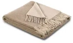 Biederlack Wohndecke Kaschmir-Plaid Farbe Natur Sand Gr&ouml;&szlig;e 150 x 200cm - Bunt