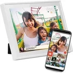 Denver PFF-1021 Digitaler WLAN-Bilderrahmen - 10.1" IPS Touchscreen & Frameo App -