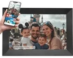 Denver PFF-1024 10,1&prime;&prime; Frameo WLAN Bilderrahmen mit IPS & App - Schwarz