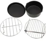 Tefal Easy Fry XXL XA113010 Fritteusen-Zubeh&ouml;r Zubeh&ouml;rsatz Schwarz, Chrom - Schwarz