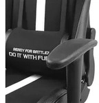 FURY Avenger XL Universal-Gamingstuhl Gepolsterter Sitz Schwarz Wei&szlig;