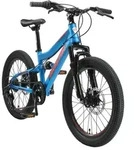 BIKESTAR Kinder Fully Mountainbike 20 Zoll ab 6 Jahre | 7 Gang Shimano,