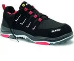 Sicherheitshalbschuh WILLIAM red Low ESD S1P Typ 1, Gr. 44 - Schwarz/Rot - 44