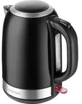 Concept RK3245, 1,7 l, 2200 W, Schwarz, Edelstahl, Wasserstandsanzeige,...