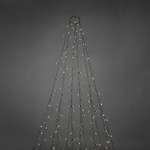 Konstsmide 6660-830, 270 Lampen, LED, Bernstein, 1,2 lm, Drau&szlig;en, Schwarz - Schwarz
