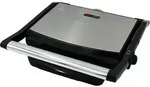 Princess 01.112415.01.001 Paninigrill, Schwarz, Edelstahl, Rechteckig, Rost,...