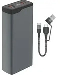 4smarts Powerbank VoltHub Pro 26800mAh QuickCharge PD gunmetal - Schwarz/Silber