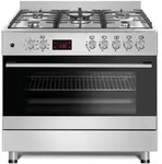 Gasline Gourmet GAG90GOXEL &ndash; 90cm Gasstandherd mit 5 Hochleistungsbrennern,