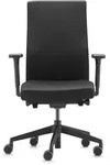 Trendoffice to-strike, Gepolsterter Sitz, Gepolsterte R&uuml;ckenlehne, Schwarz, Schwarz,