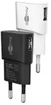 Goobay 5 W USB-A Ladeger&auml;t schwarz, 1x USB-A-Anschluss, 67.2 mm - Schwarz