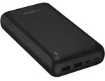 Powerbank 30000 mAh PB212 (schwarz, 30.000 mAh) - Schwarz