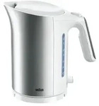 Braun WK 5100 BK, 1,7 l, 2200 W, Schwarz, Edelstahl, Wasserstandsanzeige, Drahtlos -