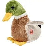 Uni-Toys - Ente mit Stimme - 16 cm (L&auml;nge) - Pl&uuml;sch-Vogel - Pl&uuml;schtier,