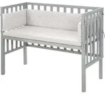 roba Beistellbett 2in1 grau, &sbquo;roba Style&lsquo;, f&uuml;r alle Elternbetth&ouml;hen,...