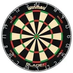 Winmau Dartboard Blade 6 Dual Core (3031), Dartscheibe, Schwarz, Gr&uuml;n, Rot, Wei&szlig;,