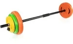 Tunturi Kurzhantel Set - Langhantelstange - Aerobic Pump Set - 20 kg -