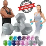 Miweba Sports Profi Neopren Hantel NKH100 | Hantelset - Kurzhanteln - Hexagon -...