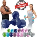 Miweba Sports Profi Neopren Hantel NKH100 | Hantelset - Kurzhanteln - Hexagon -...